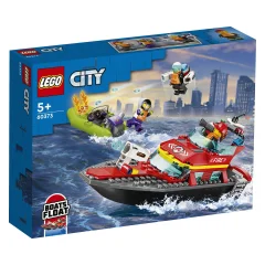 LEGO City 60373 Gasilski reševalni čoln
