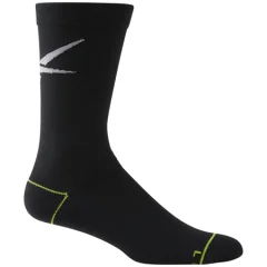 Reebok Tech Style Engineered Crew Socks, 1 Pair, Black - S