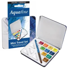 Set akvarelnih barv Aquafine Travel set 10x1/2 tabl.
