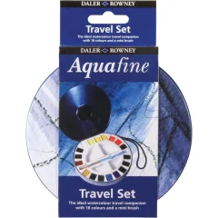 Set akvarelnih barv Aquafine 18x1/2 tab., Travel Tin