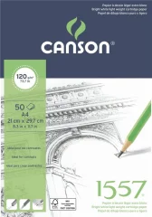 Skicirka Canson 1557 A4 120 g, 50 listna