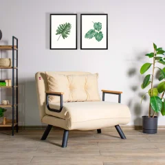ATELIER DEL SOFA Sando Single - Cream fotelj