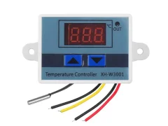 Termostat LCD žični WELL , območje: 0-60°C, natančnost: 0,1°C,1500W