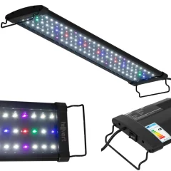 LED osvetljevalna svetilka za rastlinski akvarij poln spekter 78 diod 56 cm 18 W