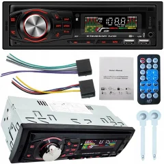 12V 1DIN avtoradio MP3 2x USB SD MMC Bluetooth 4x60W