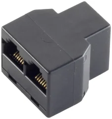 Shiverpeaks BASIC-S Western Coupler 6/6 do 2 Western Coupler 6/6 Priključek za telefonsko žico Shiverpeaks Western adapter [1x RJ12 vtičnica 6p6c - 2x