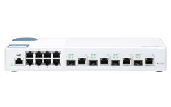 QNAP 12 port stikalo 4x 10Gb, 8x 1Gb