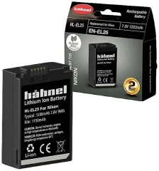 Hähnel Fototechnik HL-EL25 akumulatorska kamera  Nadomešča originalno baterijo (kamera) EN-EL25 7.6 V 1200 mAh