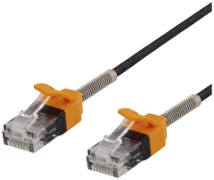 DELTACO GAMING GAM-038 RJ45  CAT 6a  5.00 m črna prilagodljiv 1 kos