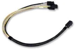 BROADCOM L5-00219-00 kabelski vmesnik / adapter za spol SFF-8643 4 x SATA črn Broadcom trdi disk priključni kabel