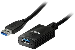 ATEN UE350 USB 3.0 podaljševalni kabel\, črn\, 5 m ATEN KVM podaljšek  5.00 m črna