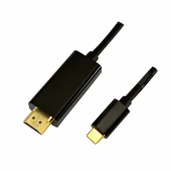 Value USB-C® / HDMI adapterski kabel USB-C® vtič\, HDMI-A  vtič 2.00 m črna 11.99.5841  USB-C®-Display kabel