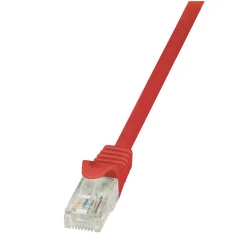 KABEL PATCH UTP Cat 6   0,50m  RJ45 1Gbit LogiLink - rdeč (CP2024U)