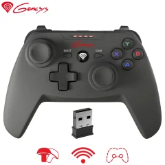 GENESIS Gamepad PV58, brezžični 2.4Ghz, PS3/PC, vibracija, 12 tipk, igralni plošček