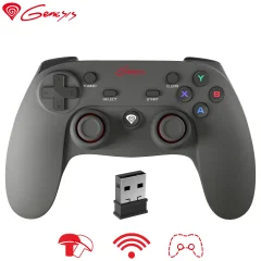 GENESIS Gamepad PV65, 2.4Ghz, PS3/PC, vibracija, 12 tipk, brezžični plošček