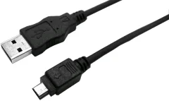 LogiLink USB kabel USB 2.0 USB-A vtič\, USB-mini-B vtič 3.00 m črna