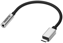 Marmitek avdio adapter [1x USB-C® - 1x priključna doza za 3\,5 mm banana moški konektor] USB-C / Audio 3\,5 mm Adapter 0.15 m