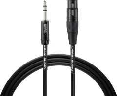 Warm Audio Pro Series inštrumenti priključni kabel [1x 6,3 mm banana moški konektor - 1x 6,3 mm banana moški konektor] 1.50 m črna