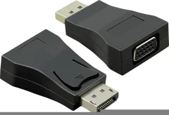 Value 12.99.3156  adapter [1x moški konektor DisplayPort - 1x ženski konektor VGA] črna