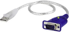 ATEN 2A-130G VGA / USB adapter [1x moški konektor VGA - 1x moški konektor USB 2.0 tipa A] transparentna  0.35 m