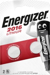 Energizer gumbne celice CR 2016 3 V 2 kos 90 mAh litij CR2016