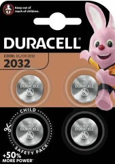 Duracell Elektro 2032 gumbne celice CR 2032 litij 220 mAh 3 V 4 kos