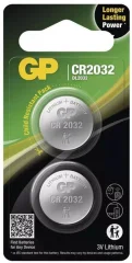 GP Batteries gumbne celice CR 2032 3 V 2 kos  litij GPCR2032