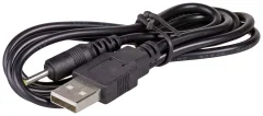 Akyga USB polnilni kabel  DC vtič 2\,5 mm 0.80 m črna  AK-DC-02