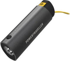 Power Traveller Power Traveller Merlin 15 powerbank (rezervni akumulatorji) 3350 mAh  Li-Ion USB-A\, USB-C® črna Outdoor\, žepna svetilka\, prikaz stanja merlin15 Merlin 15\, mobilno napajan