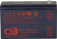 CSB Battery UPS 123606 high-rate UPS123606F1F2 svinčeni akumulator 12 V 7 Ah svinčevo-koprenast (ŠxVxG) 151 x 99 x 51mm ploščati vtič, 6,35mm brez vzd