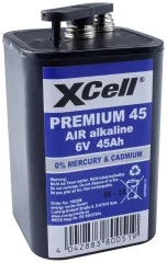 XCell Premium 45 specialne baterije 4R25 vzmetni kontakt cink-zračni 6 V 45000 mAh 1 kos