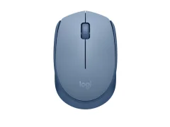 LOGITECH M171, brezžična miška, modro/siva