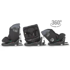 Otroški avtosedež Altira 0-36 kg vrtljiv 360 isofix iSize Diamond Black