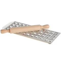 Model za klasične raviole z valjarjem 44 Raviolini Raviolamp / aluminij, les