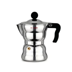 Moka kafetiera espresso za 3 skodelice / črn ročaj / aluminij