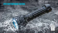 OLight X9R Marauder led žepna svetilka velika razdalja\, nastavljiva velikost točke\, s kovčkom akumulatorsko 6400 lm 27 h 1855 g