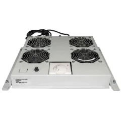 INTELLINET 19'' 4 ventilatorji termostat stropna siva hladilna enota