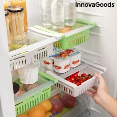 Nastavljiv organizator za hladilnik friwer innovagoods (paket 2 kosa)