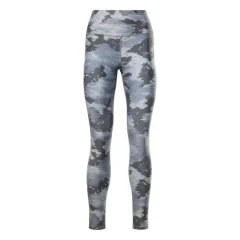 Reebok Workout Ready Camo Print Women's Leggings, Black - S