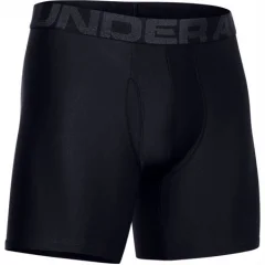 UA Tech Boxerjock 6 Inch (15cm) 2 Pack, Black