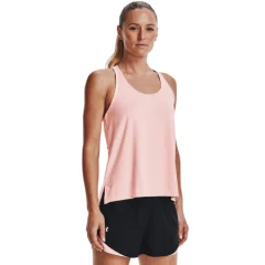 UA Knockout Mesh Back Women's Tank, Retro Pink/Pink Note - L