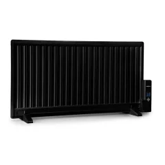 OneConcept Wallander oljni radiator, Crna