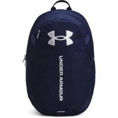 UA Hustle Lite Backpack, Midnight Navy/Metallic Silver