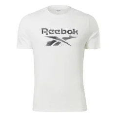 Reebok Identity Modern Camo Short Sleeve Shirt, White