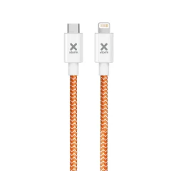 iPod/iPad/iPhone Xtorm USB tip C priklju?ni kabel za polnjenje, pleten iz najlona-oranžen