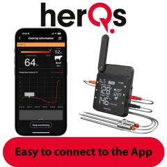 HerQs Professional - Pametni digitalni termometer za žar