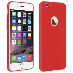 Red Soft Touch gel silikonski etui str. Apple iPhone 6 in 6s