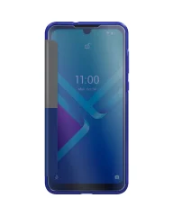 Wiko, Kovček za Wiko Y82 Enostaven model s prosojnim oknom, Modra