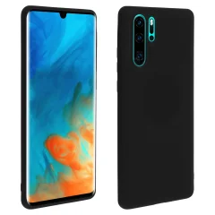 Ovitek za Huawei P30 Pro, soft touch ovitek, silikonski ovitek – črn