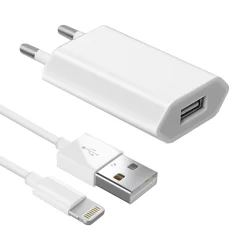 USB polnilnik Lightning kabel (iPod, iPhone) - bel